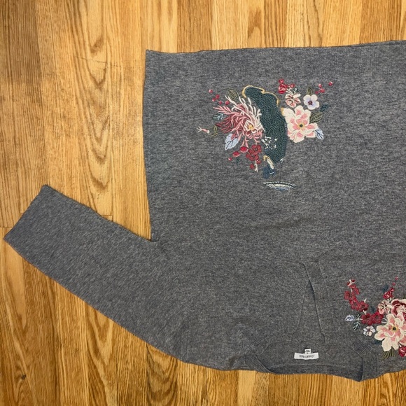Johnny Was Cashmere Embroidered Japanese Sweater Size XL - Picture 4 of 11